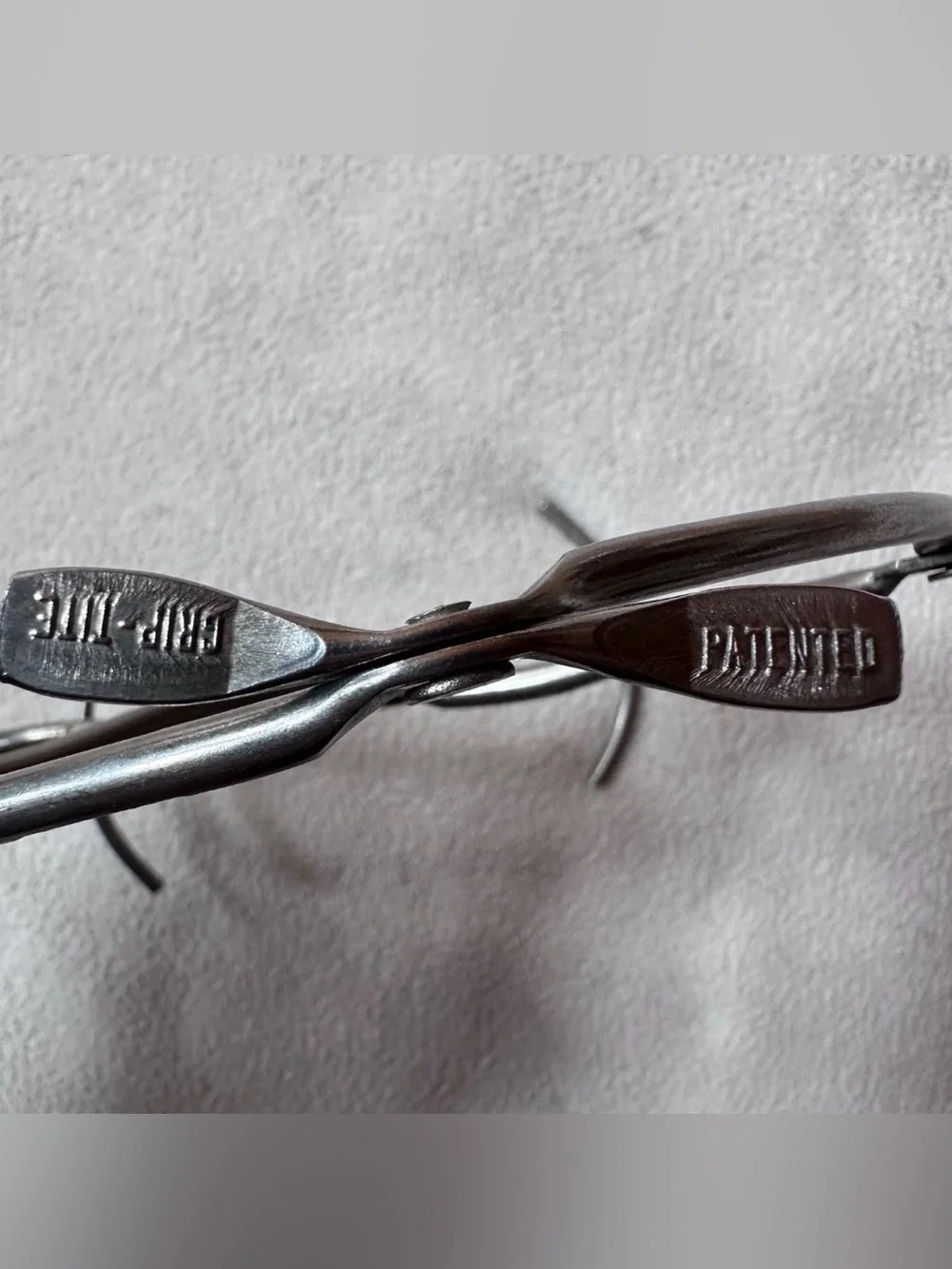 Antique Grip-Tite Safety Canning Jar Lifter Patented Stainless Steel 1919 Era